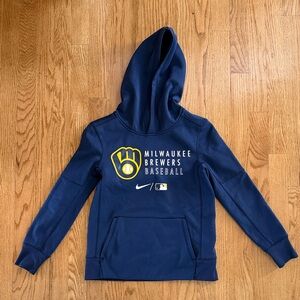Nike Youth Blue Milwaukee Brewers Hoodie